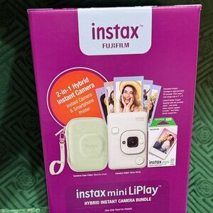 Fujifilm instax mini LiPlay Bundle New  Unopened in Box